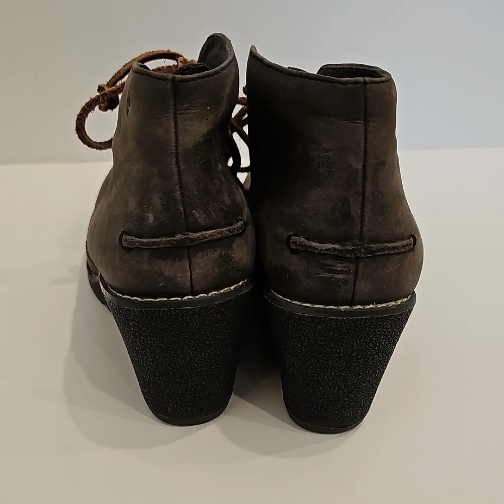 Sperry Women's Gray Ankle Booties Leather Size 8.5 Celeste Prow - Picture 6 of 9